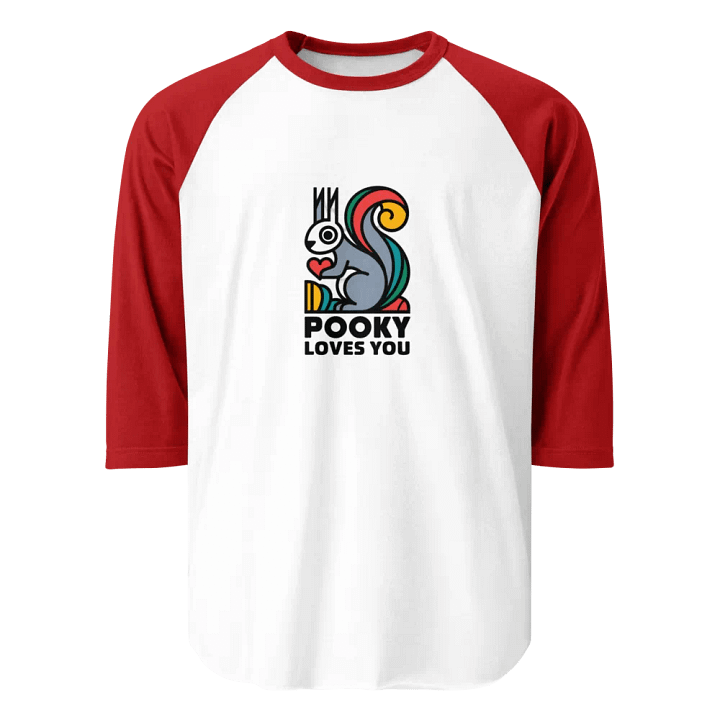 Pooky Loves You Raglan Tee product image (1)
