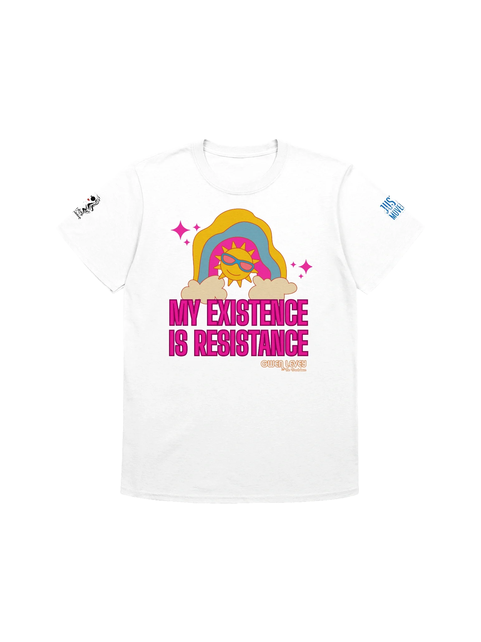 'My Existence is Resistance' Tee - WHITE product image (1)