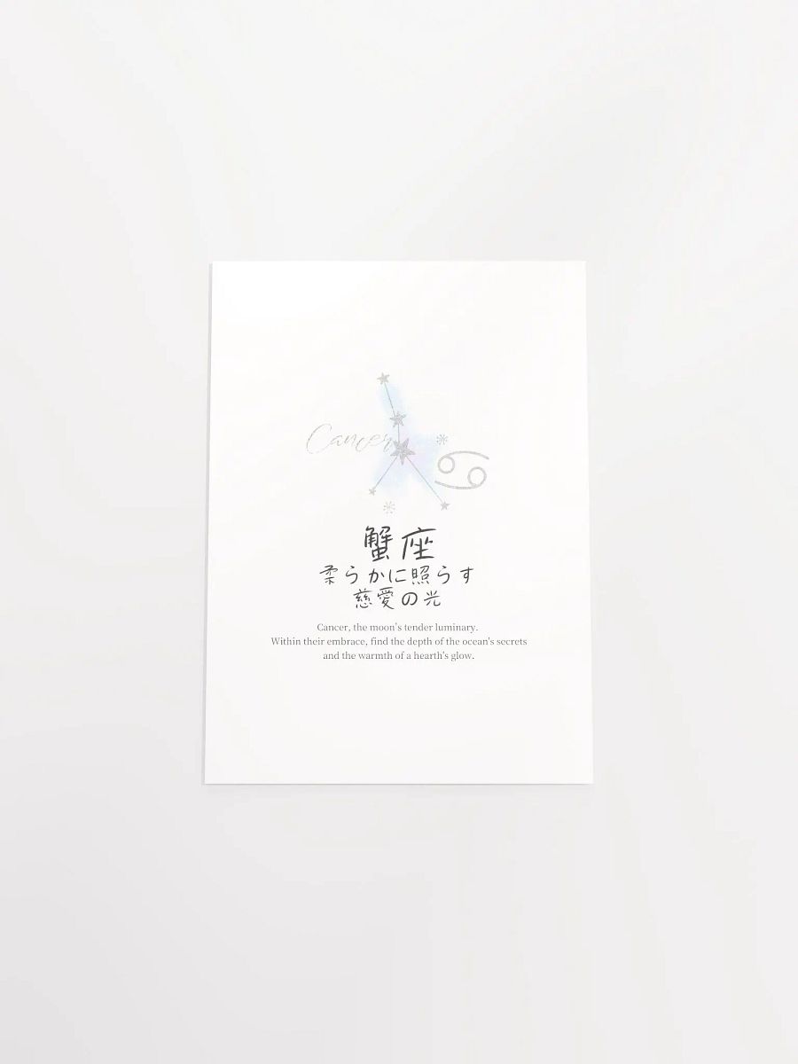 Japanese Cancer Sign Wall Art for Girls Bedrooms product image (11)
