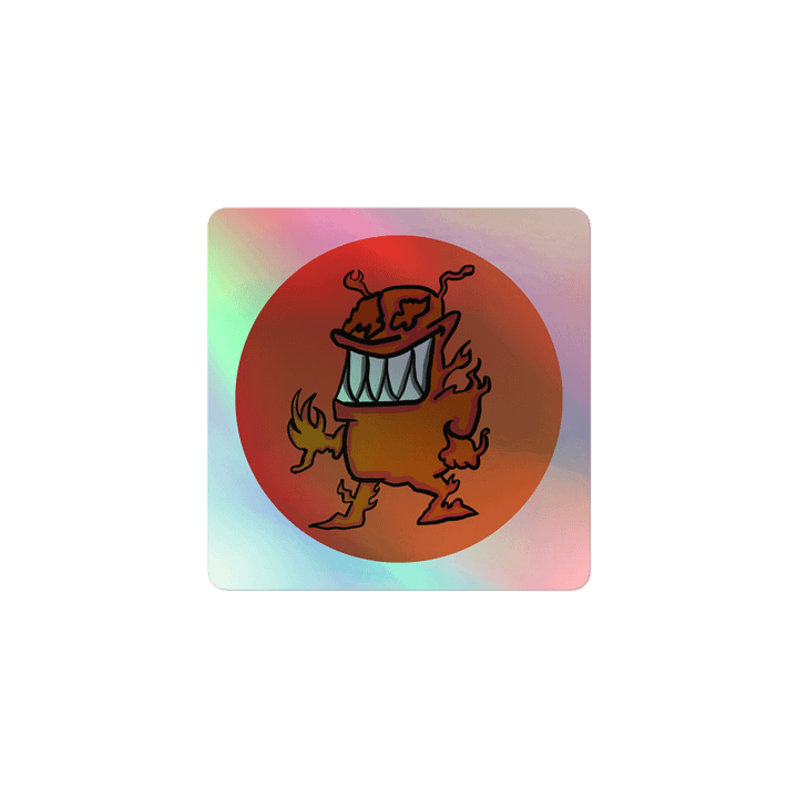 Inferno Grin Holographic Sticker Sheet product image (1)