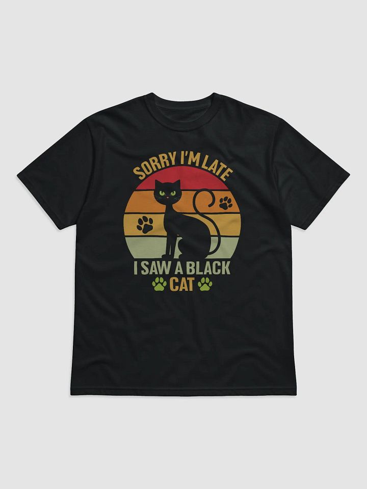 SORRY I'M LATE ECONSCIOUS UNISEX ORGANIC T-SHIRT product image (1)