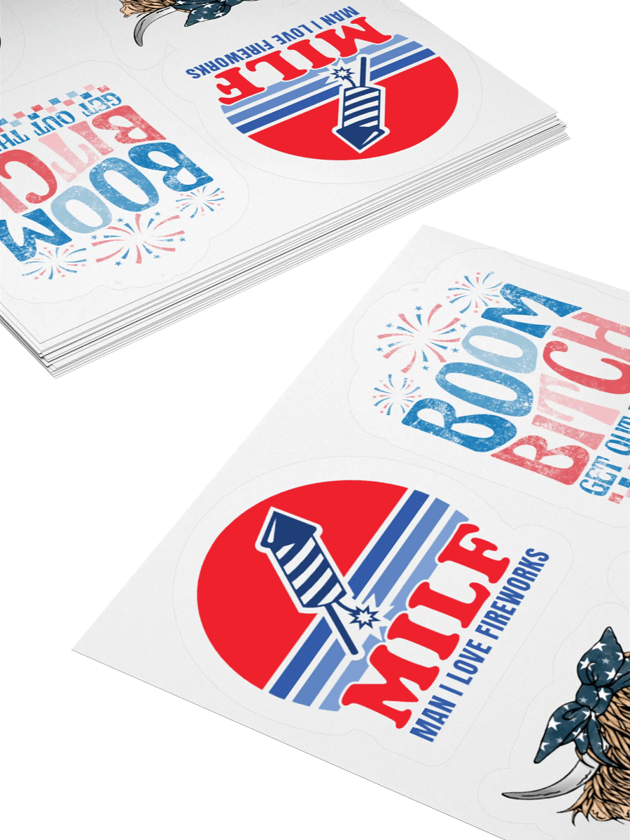 Patriotic Pyrotechnic Sticker Set product image (12)