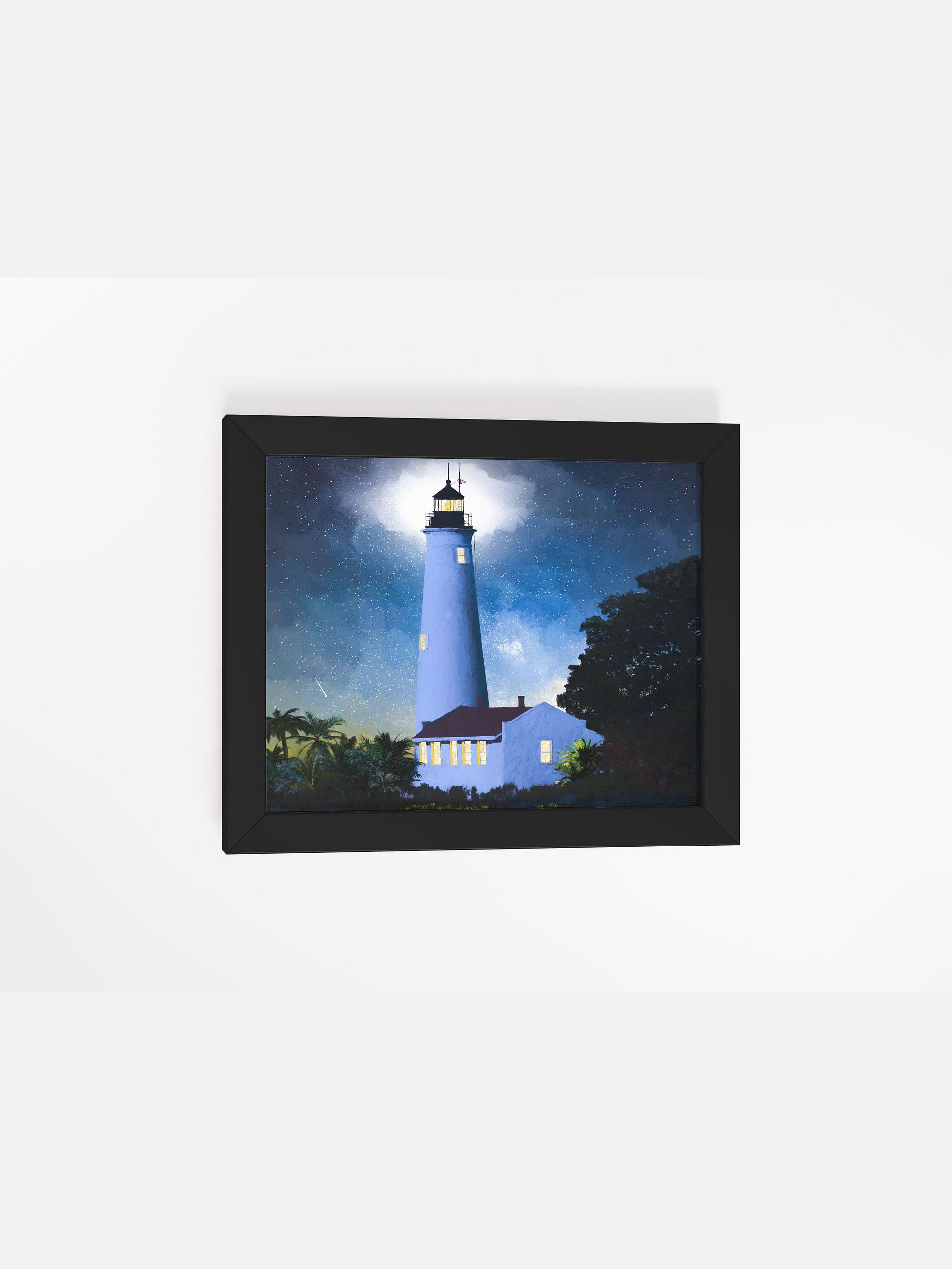 Historic St Marks Lighthouse – Florida Studio Framed Print product image (2)