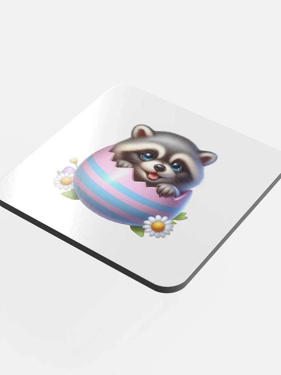 Raccoon Easter Egg - Coaster product image (4)