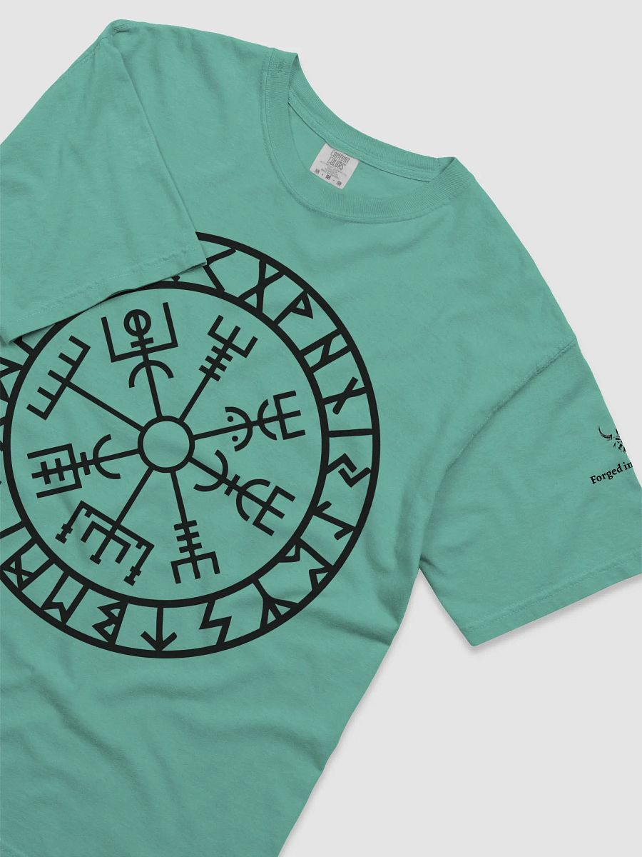 “Path of the Warrior” Vegvisir Rune T-Shirt – Forged In Valhalla Edition product image (20)