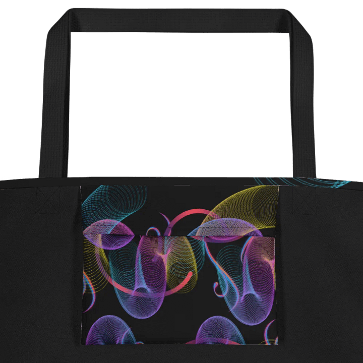 Mesmerizing Spiral Wave Tote Bag metaverse entusiast genz ladies and girls product image (2)