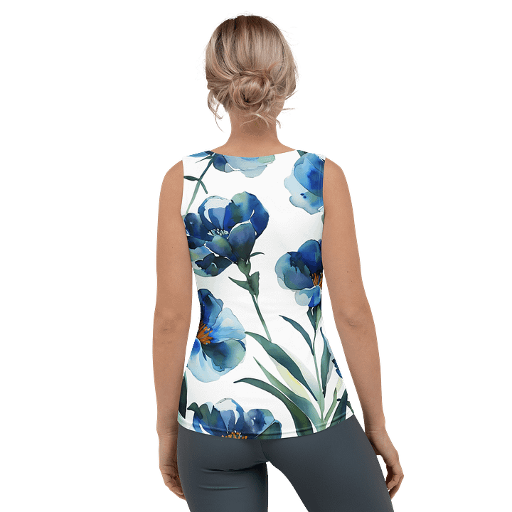 Watercolor Floral Bliss Women's Tank Top product image (2)