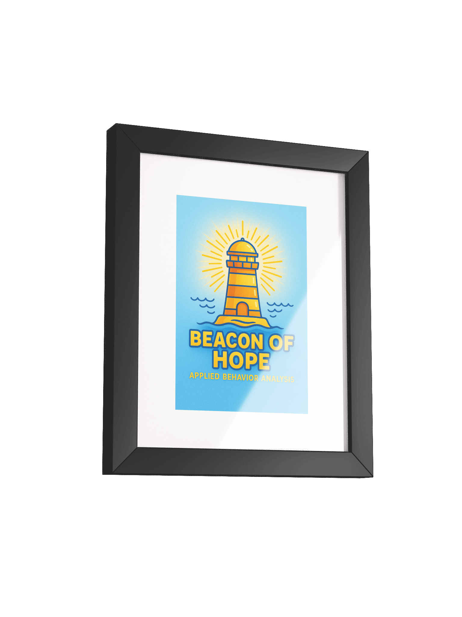 Lighthouse of Positivity Framed Poster product image (9)