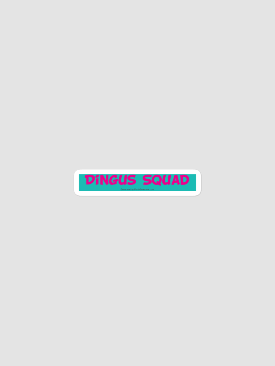 Dingus Squad Teal and Pink Sticker product image (1)