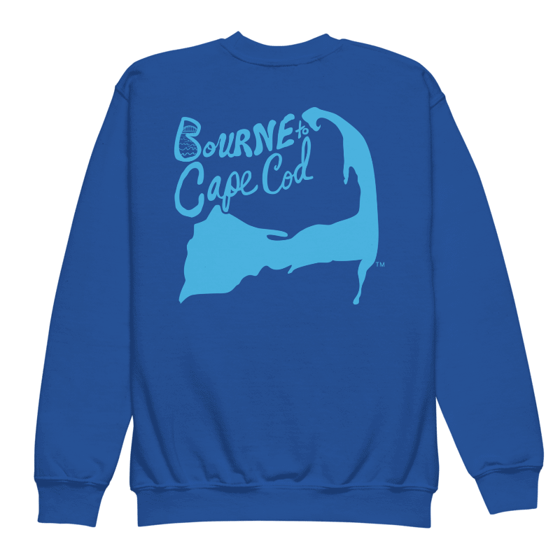 Boys' | Cape Cod Crew | DTG Vintage Print | BRN.2C.C.™ Youth Sweatshirt | BOURNE to Stand Out™ product image (5)