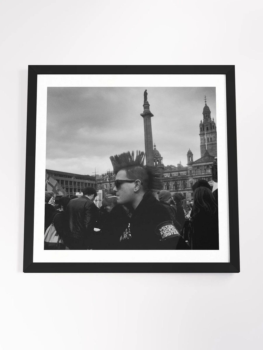 Framed Square Print Street Photograph Punk product image (4)