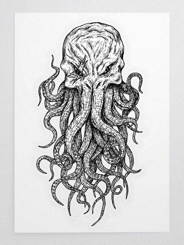 No God's Only Squid Sticker product image (1)
