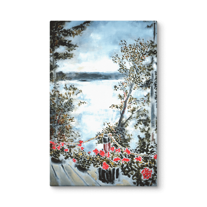 Clyde's View (1987) on canvas (26" x 40") product image (2)