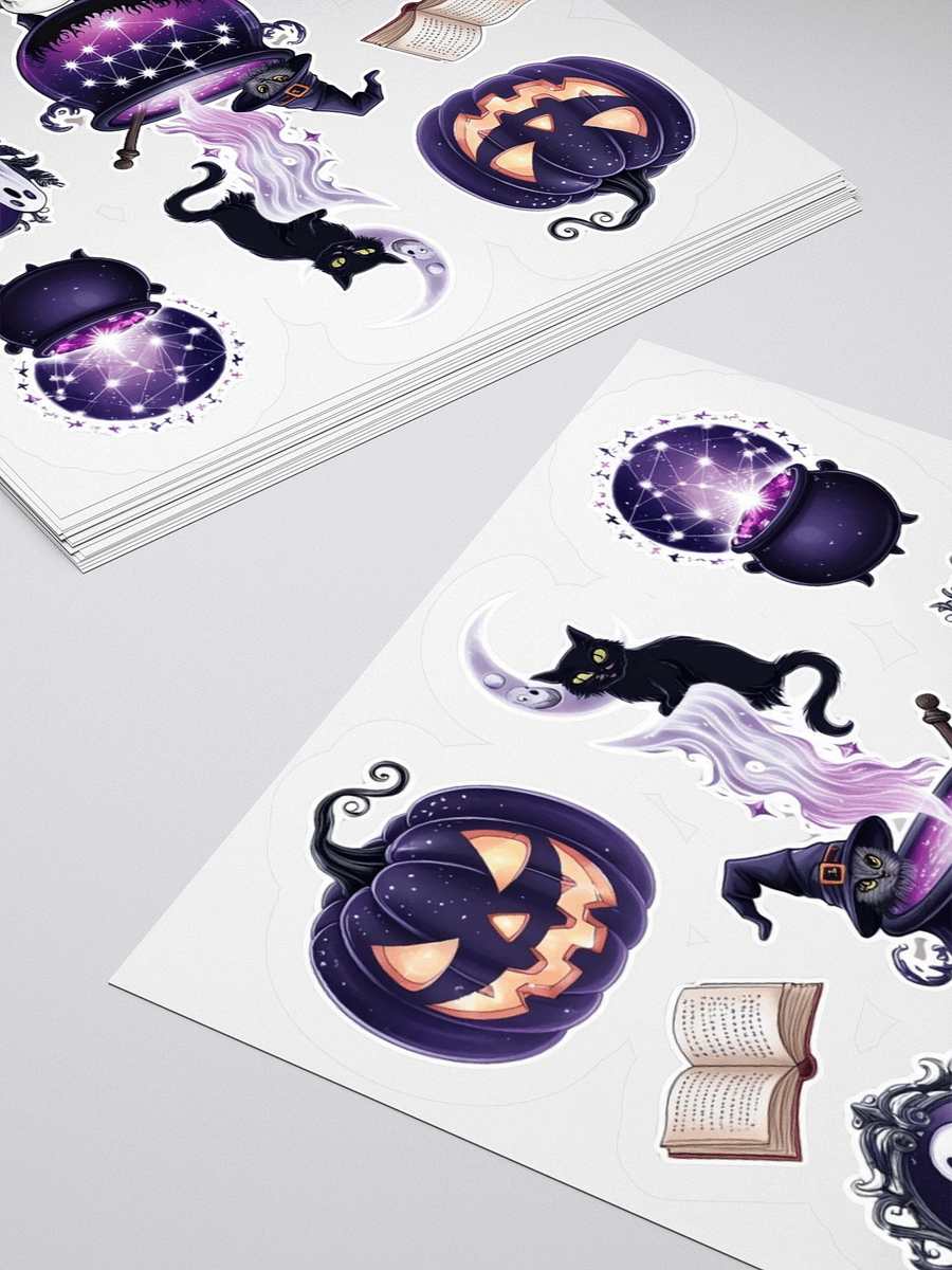 Nocturnal Halloween Kiss Cut Sticker Set product image (12)