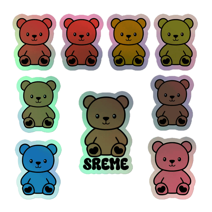 Bearry Holo Stickers product image (1)