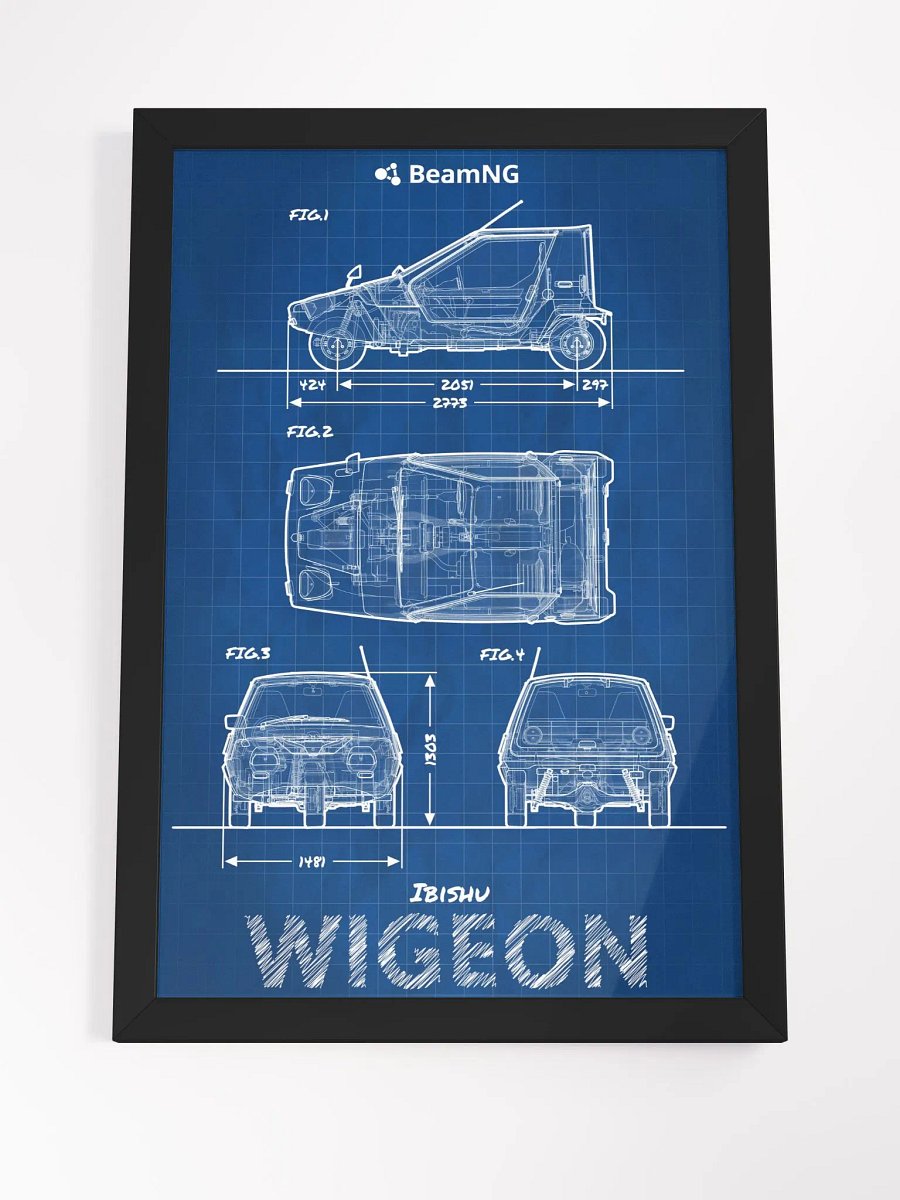 Framed Poster: Ibishu Wigeon Blueprint product image (4)