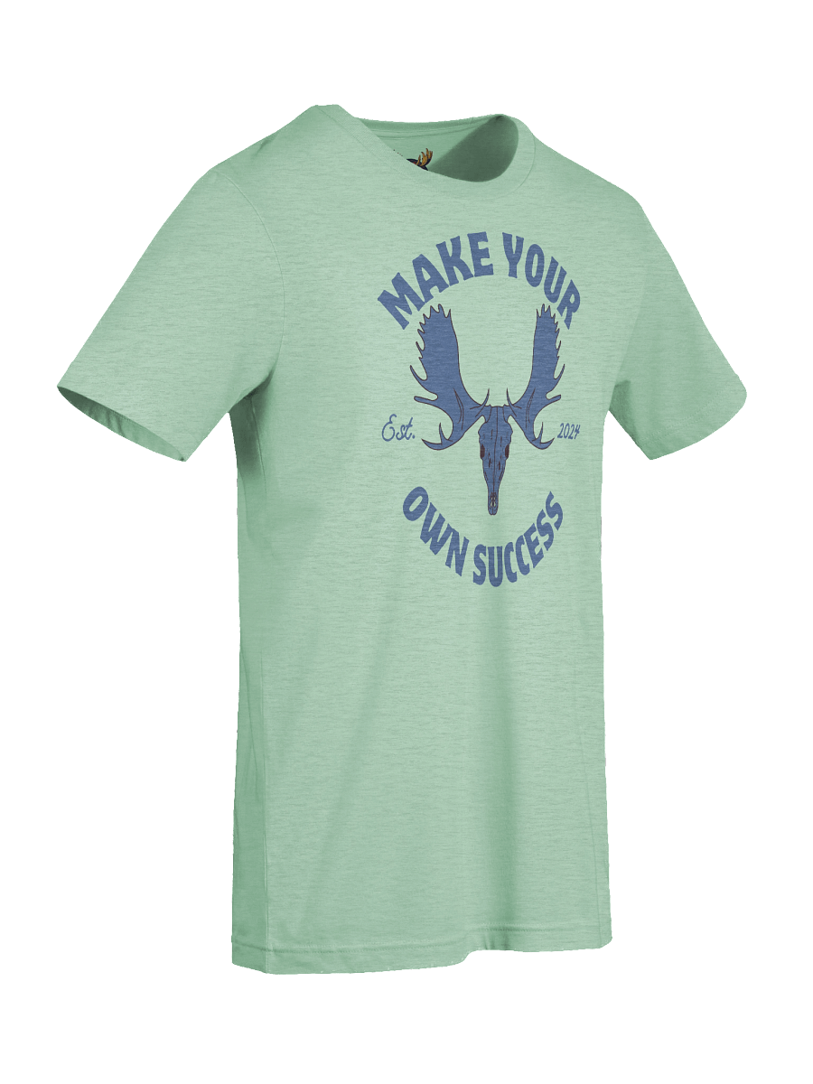 Blue Moose Skull - Make Your Own Success - Tee product image (66)