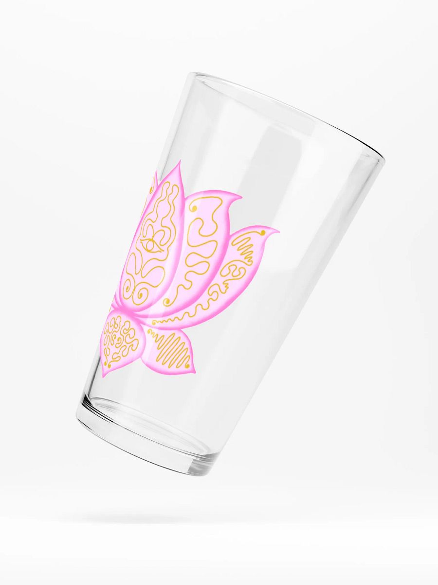 Golden Lotus Eye Shaker Pint Glass product image (5)