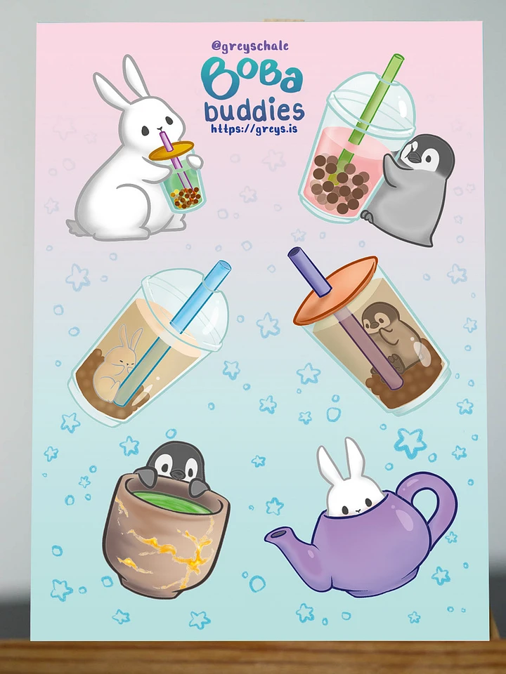 Boba Buddies Sticker Sheet product image (1)