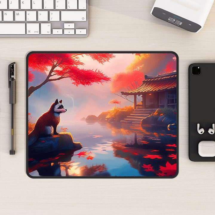 Tanuki Retreat Small Mouse Pad (7 x 9) product image (1)