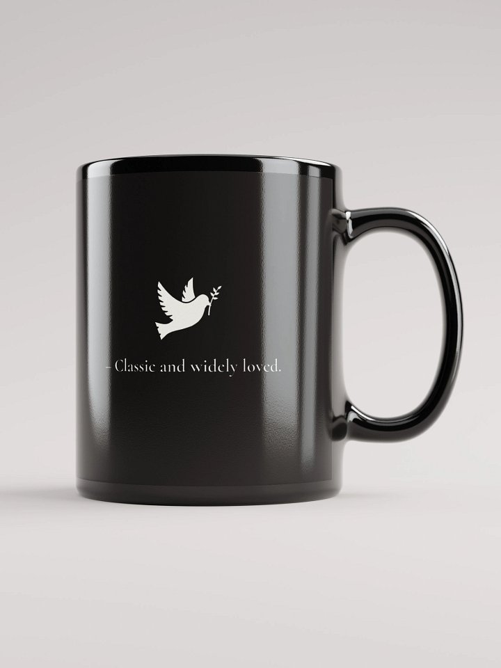 Floral Elegance Black Mug product image (1)