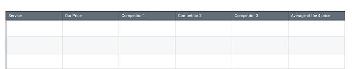 Car Detailing Pricing Worksheets product image (2)