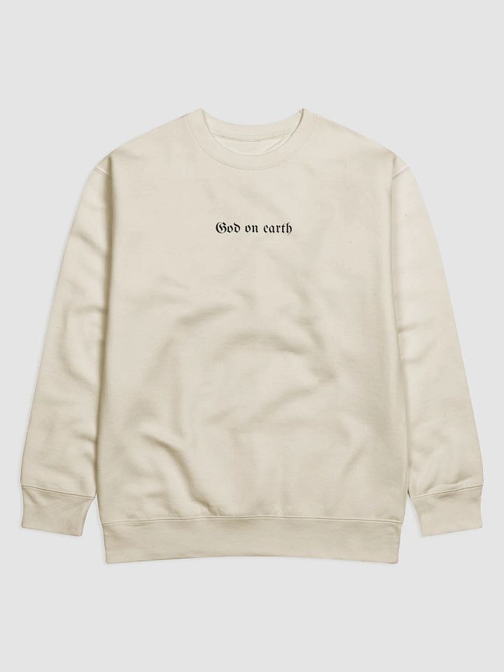 God on earth Philippians 2:8 ( Long-sleeve) crew neck unisex product image (2)