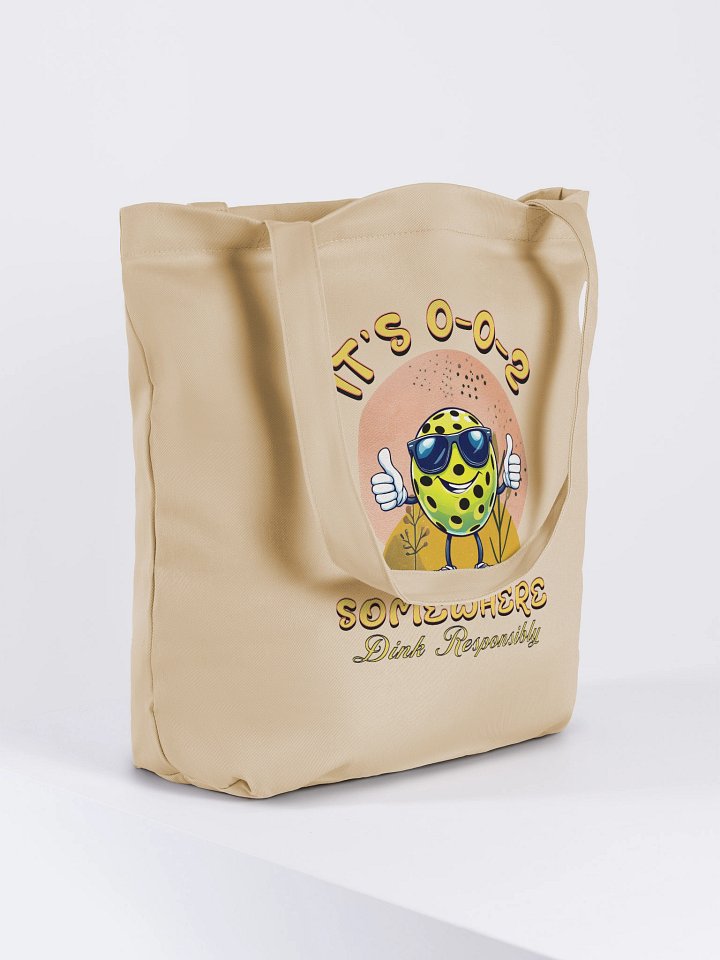 Its 002 Somewhere Pickleball Dink Responsibly Eco Tote product image (4)