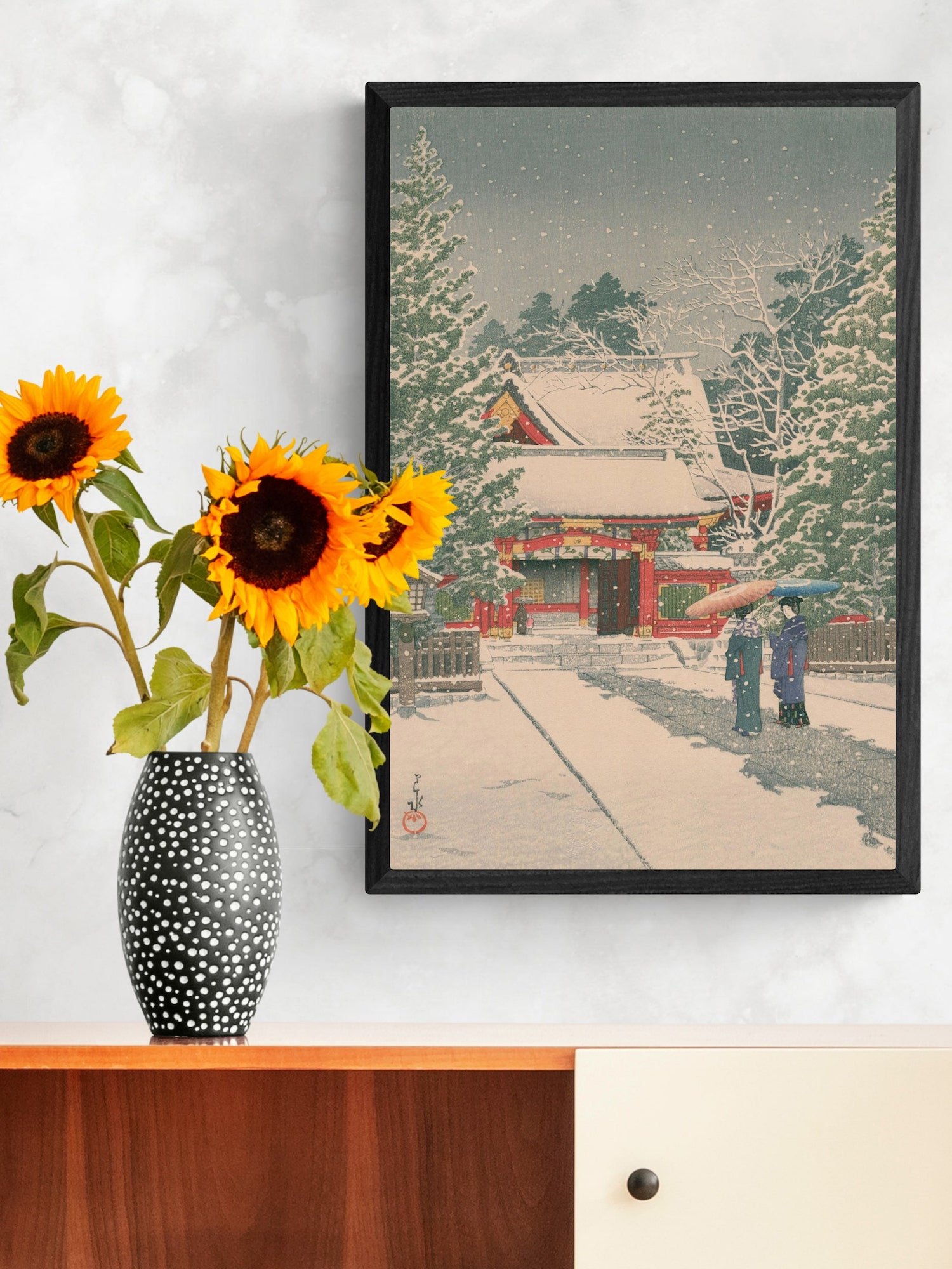 Snow at Hie Shrine - Kawase Hasui product image (3)