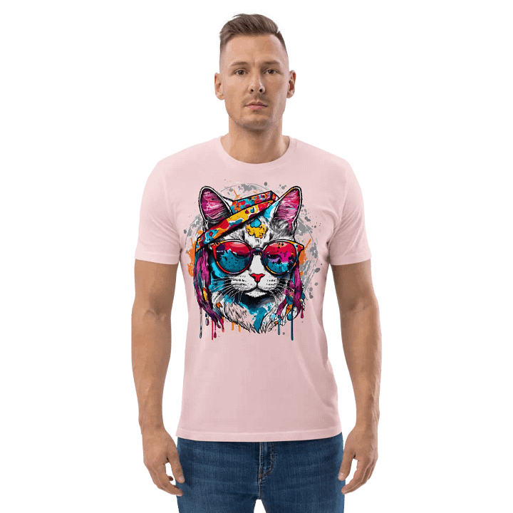 Colorsplash Hippie Katze 10 , Shirt product image (6)