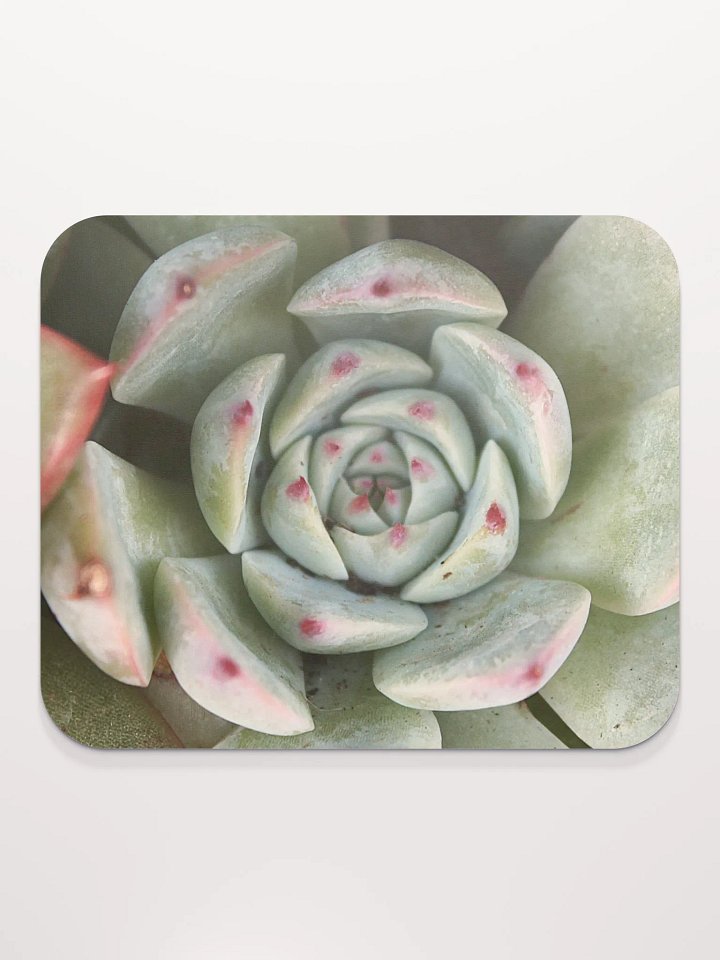Red Tipped Succulent Mouse Pad product image (2)