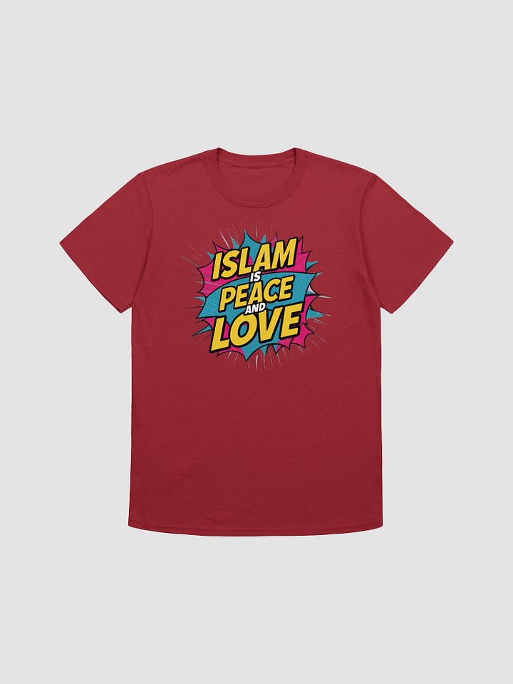 Islam is Peace and Love - Inspirational and Faithful Graphic Tee product image (1)