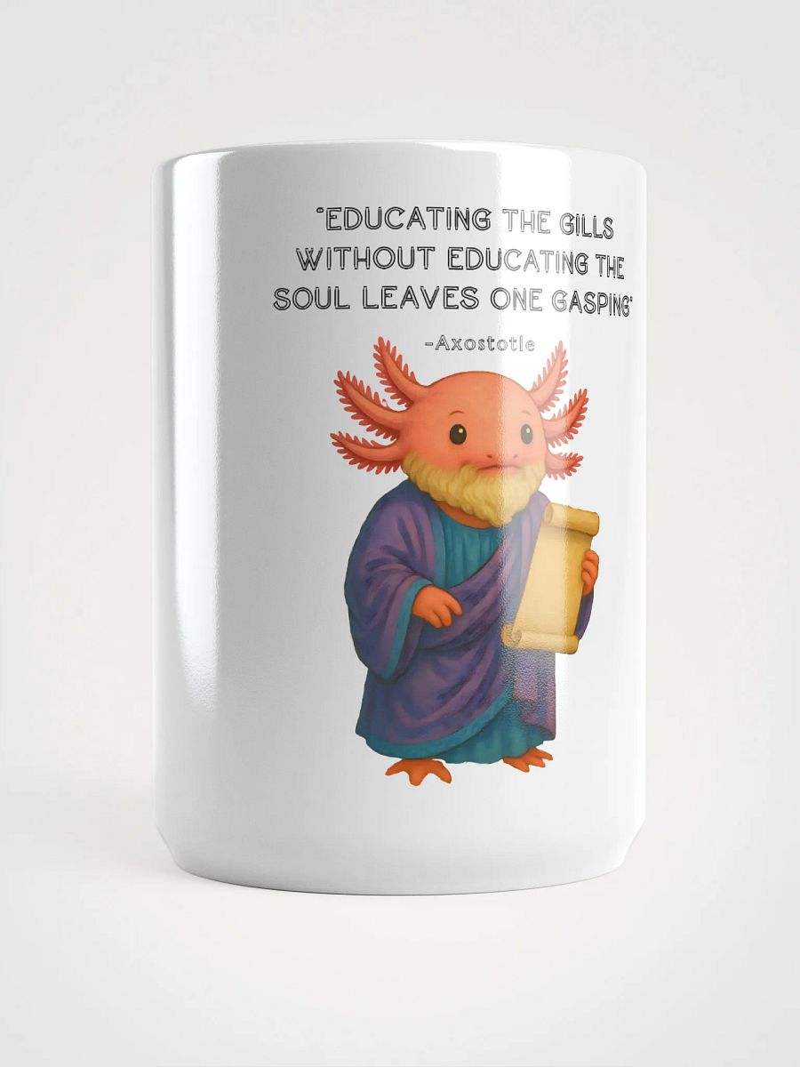 Axostotle - Educating the Gills Axolotl Aristotle Philosophy Mug product image (1)