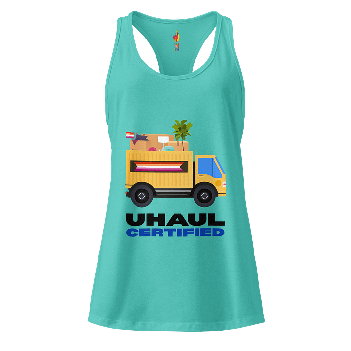 U-Haul Certified Lesbian Pride Racerback Tank (Women) product image (2)