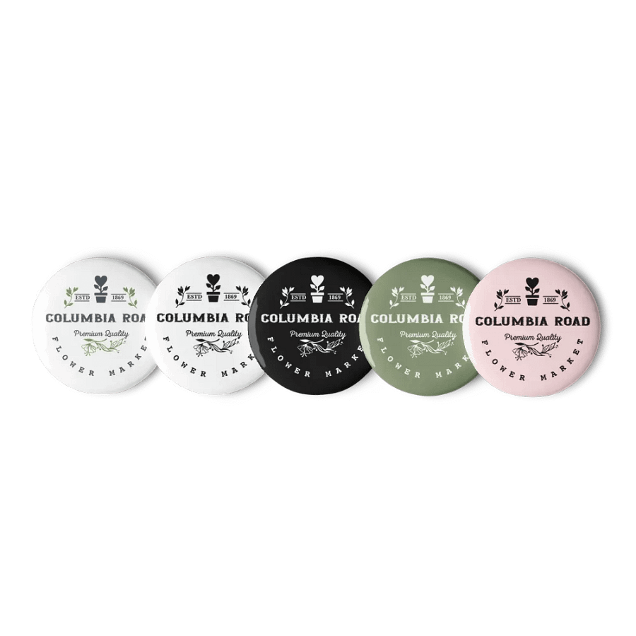 Columbia Road Market Badge Set (Logo) product image (1)