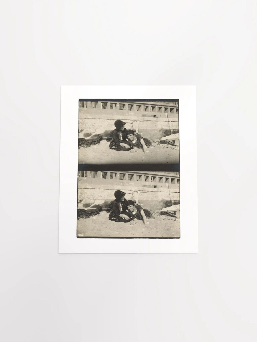 Two Women On Beach by Louis Fleckenstein (1907–1943) - Print product image (4)