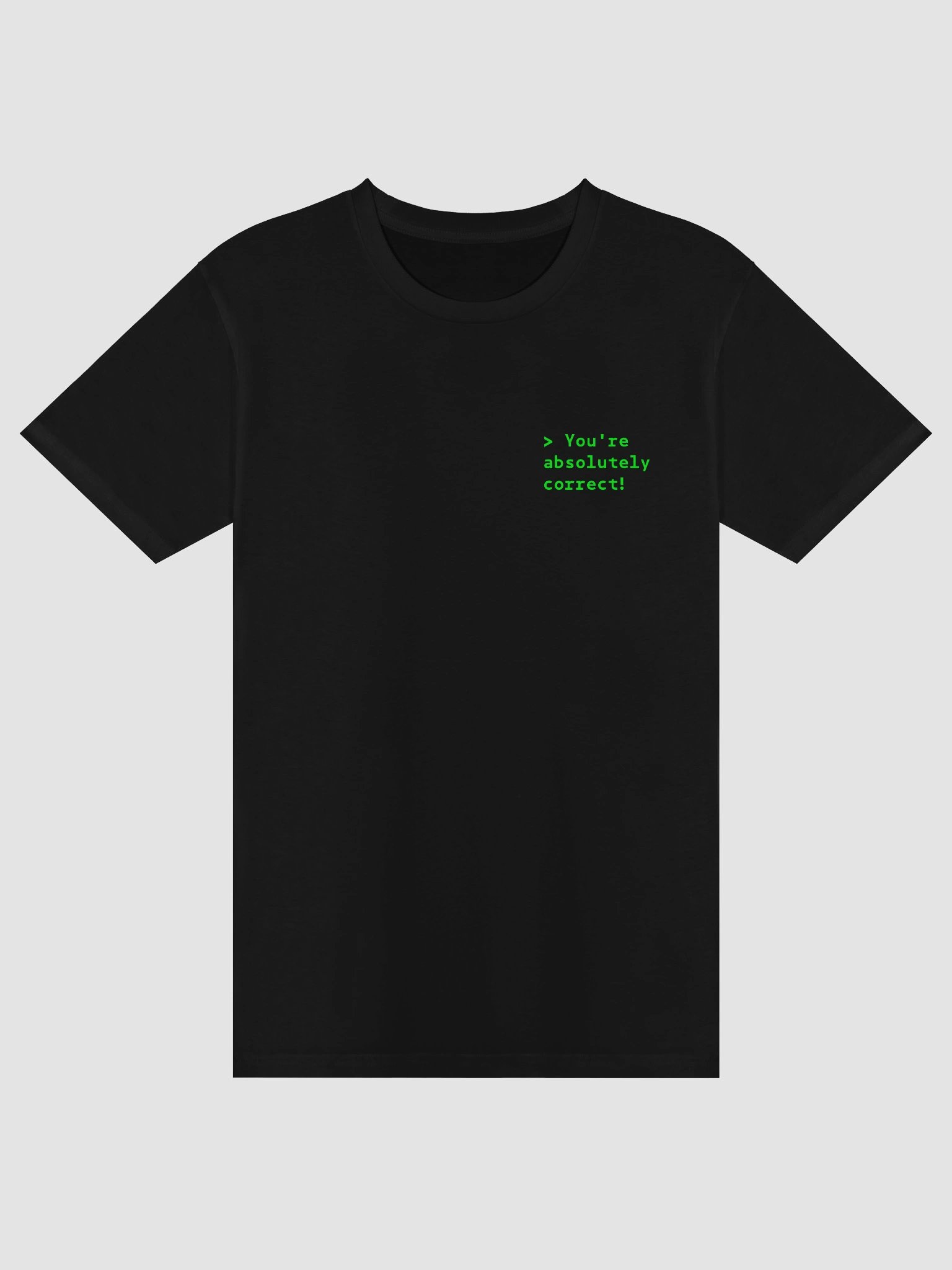 "You're absolutely correct!" T-Shirt product image (2)