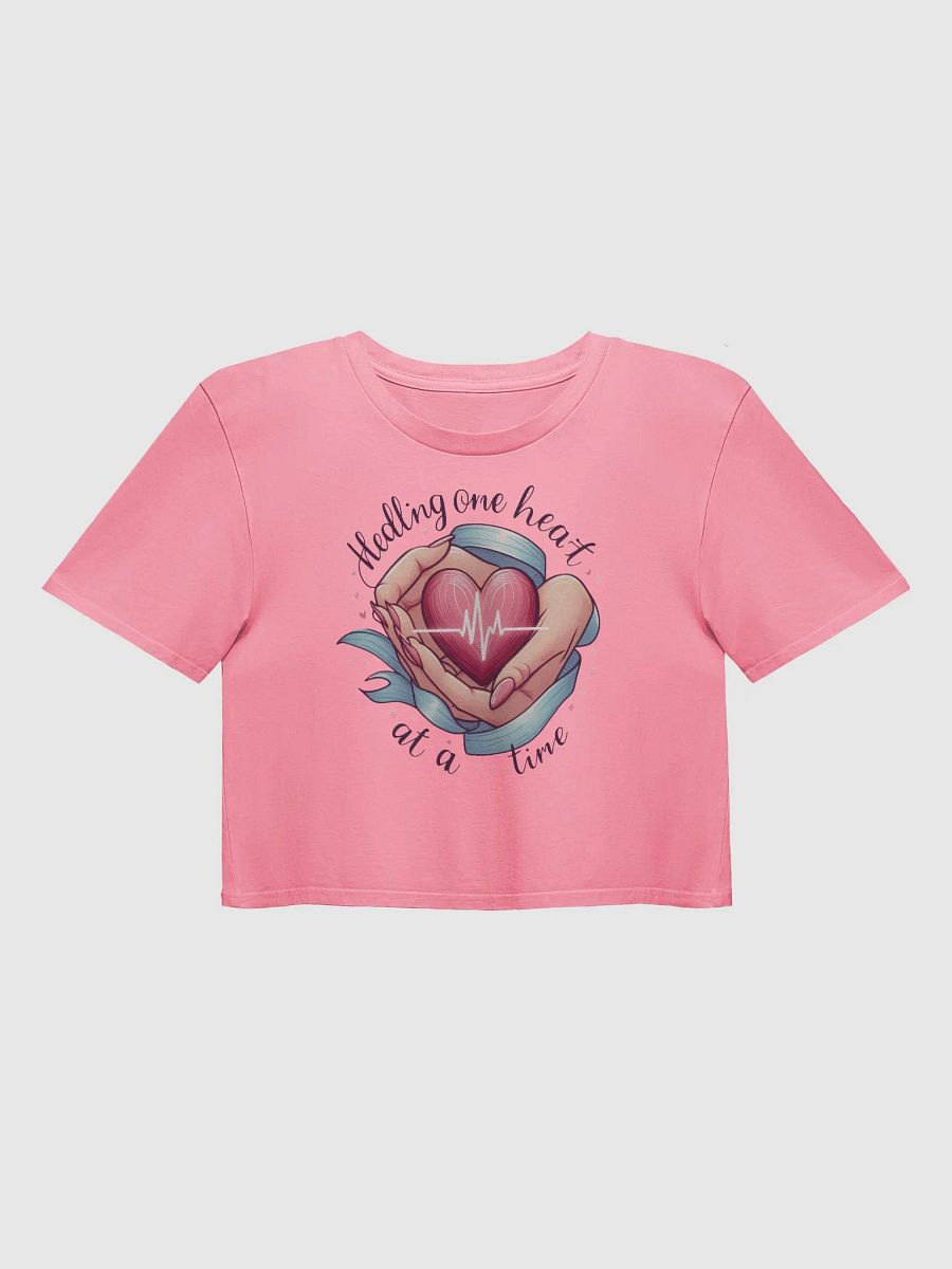 healing one heart at a time crop top product image (5)