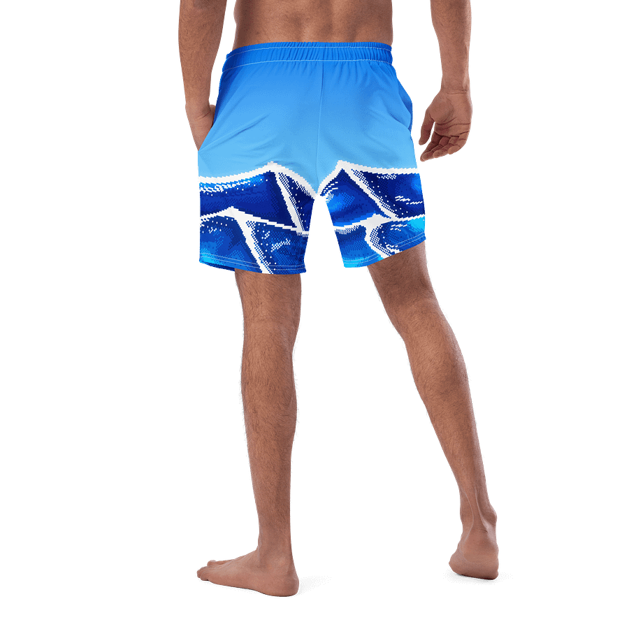 Pixel Ocean Swim Trunks product image (5)