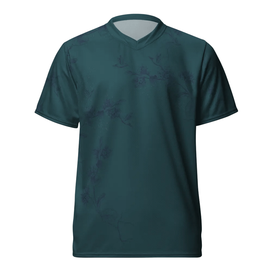 Unisex T shirt with hummingbird Design.  Ideal for the nature lover. Dark teal color product image (3)