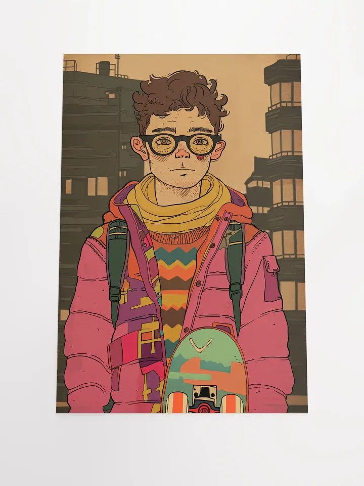 City Skater Pop Art Poster product image (2)