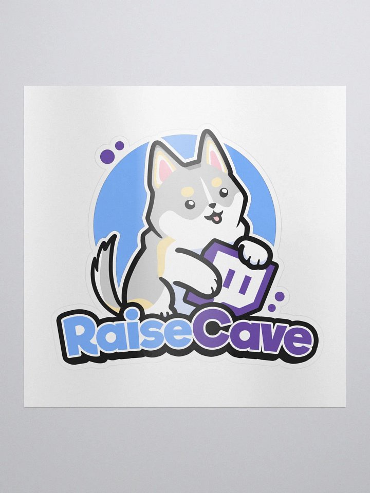 RaiseCave Logo Sticker product image (1)