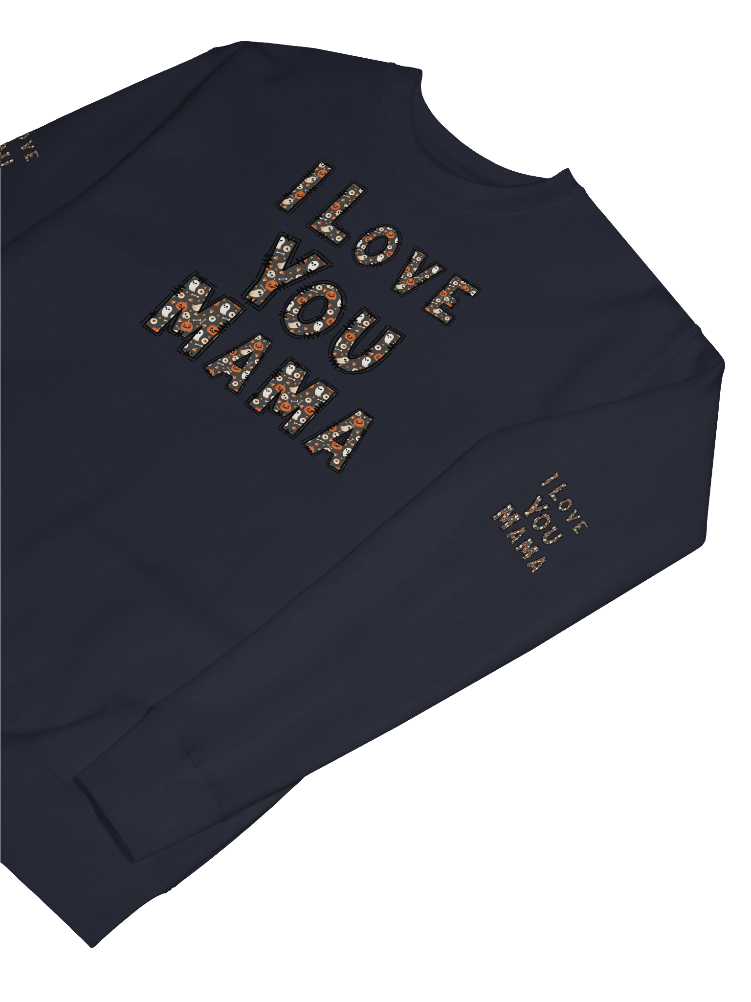 I Love You Mama Halloween Alphabet Sweatshirt product image (68)