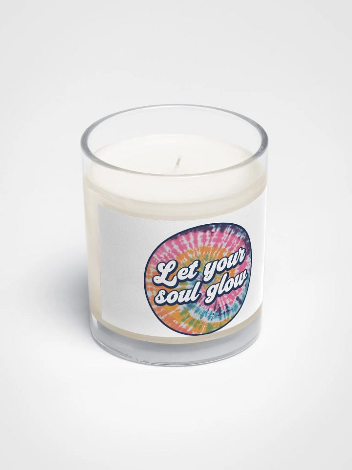 Soul Glow Tie-Dye Soy Wax Candle product image (2)