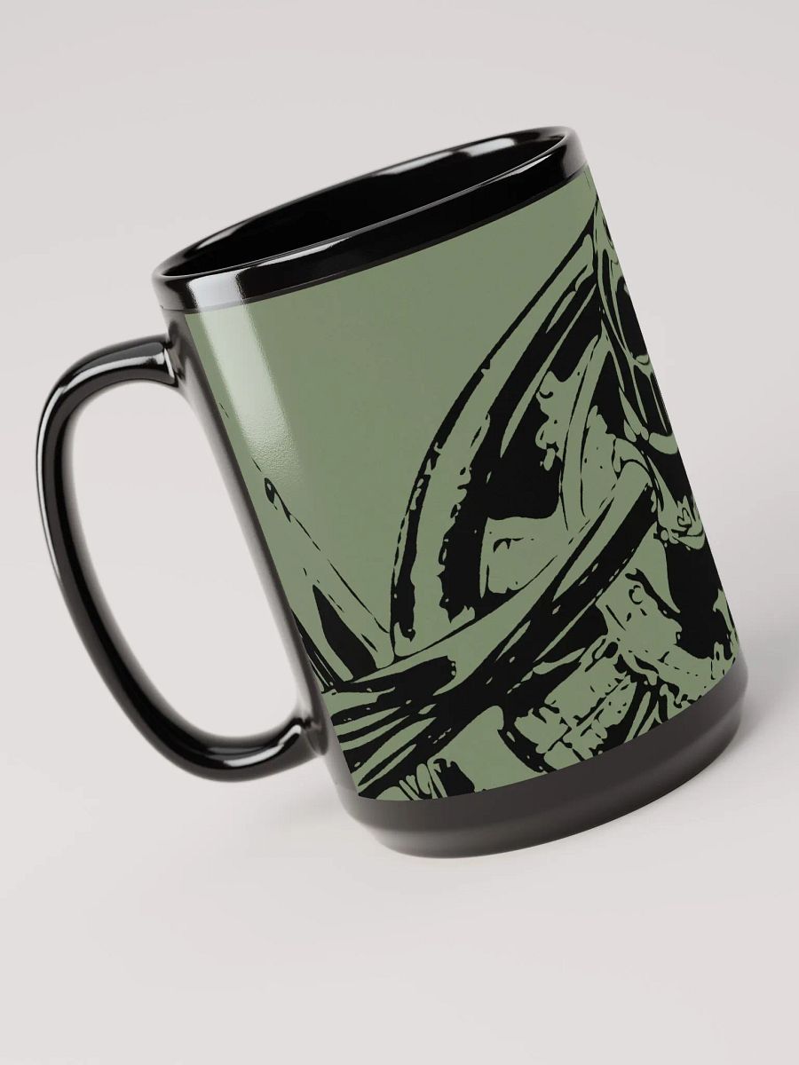 DC-3 Dakota Art Mug Vintage Black & Green Pilot Gift product image (3)