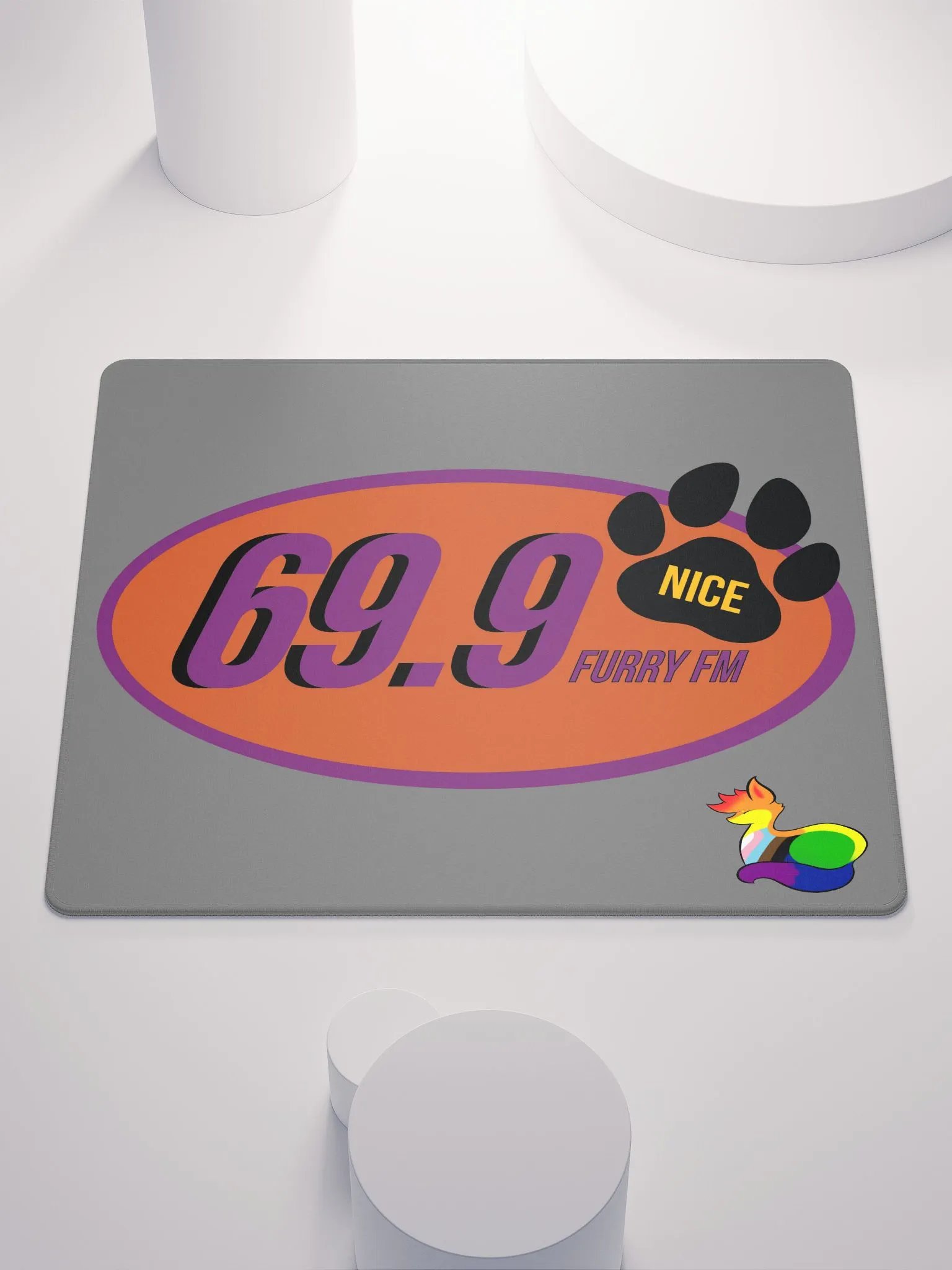 "69.9 Furry FM" Mousepad product image (1)