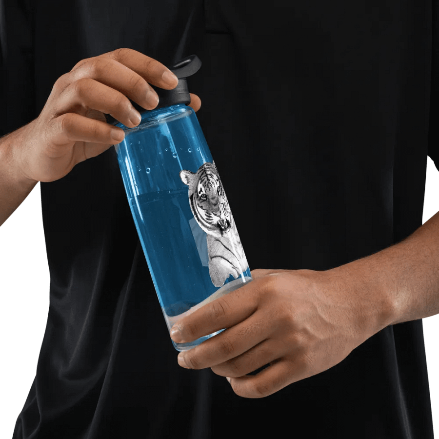 Tiger Drawing Water Bottle Straw product image (65)