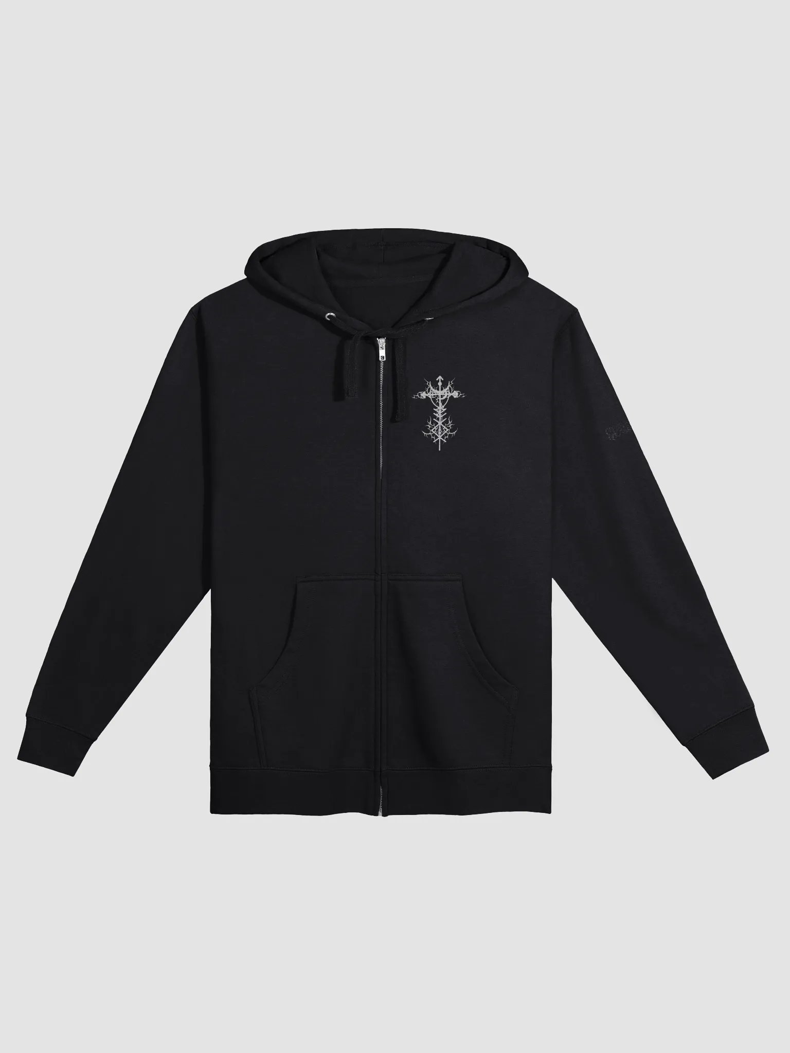 Death is Only the Beginning Hannibvl Collaboration Zip Up Fleece Hoodie product image (1)