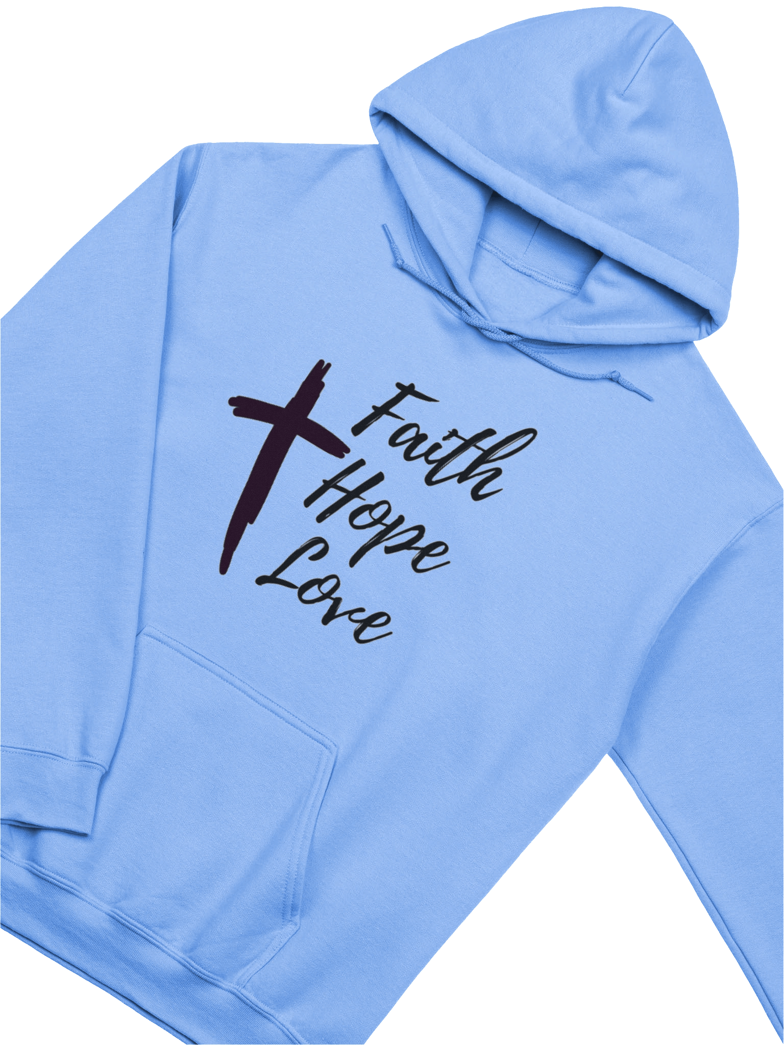 Faith Hope Love Cross Hoodie product image (20)