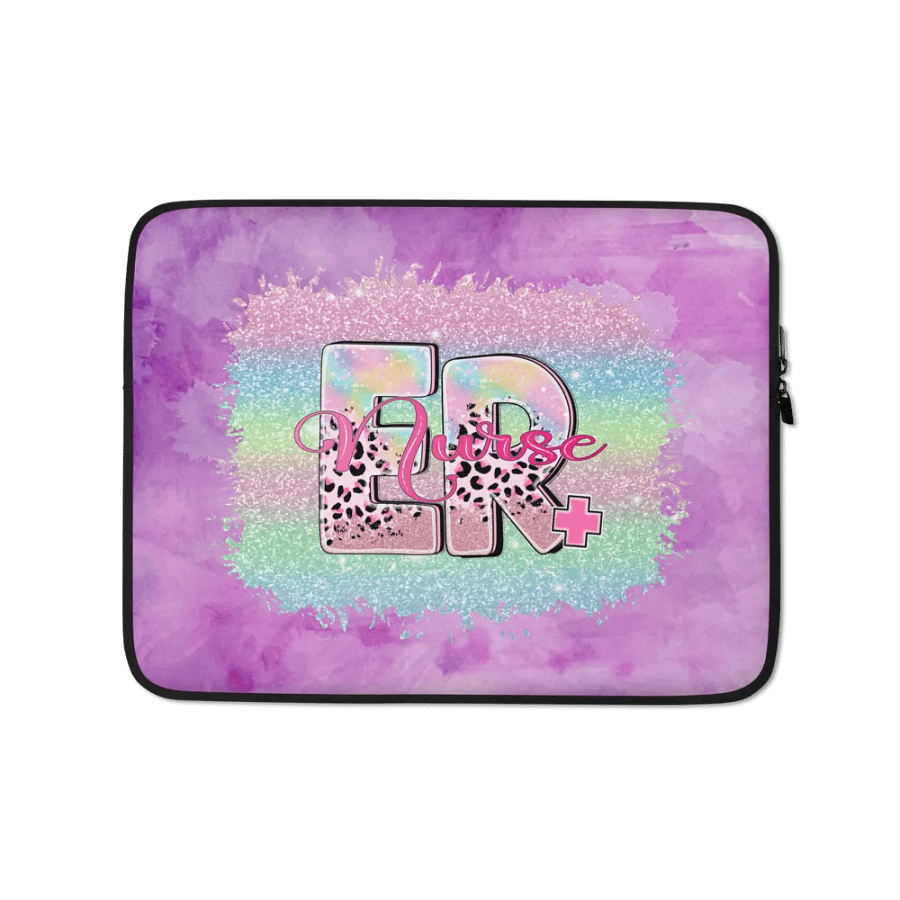 ER Nurse Glitz Glam- Laptop Sleeve product image (1)